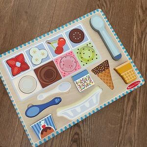 Melissa’s and Doug magnetic ice cream tray set